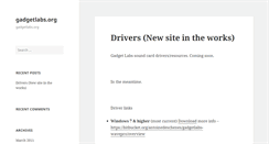 Desktop Screenshot of gadgetlabs.org